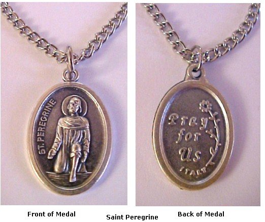 Saint Peregrine Medal Necklaces