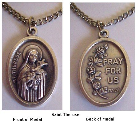 Saint Theresa Medal Necklaces
