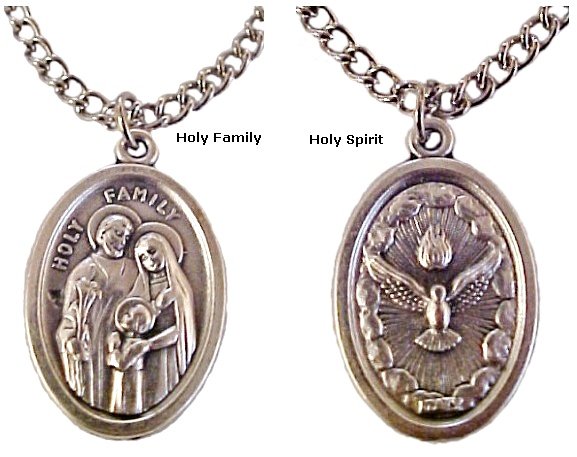 Holy Family & Holy Spirit Medal