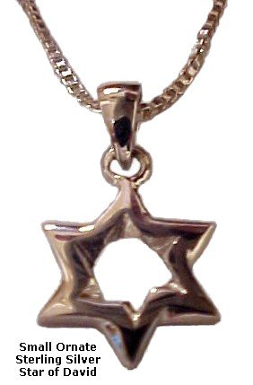Small Silver Star of David