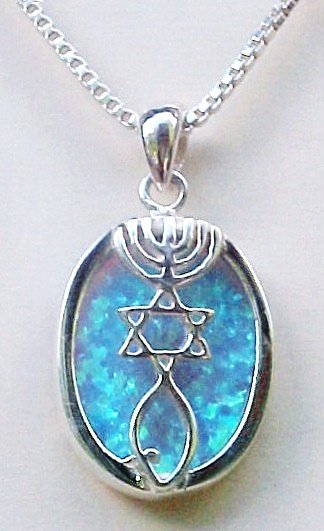 Messianic Seal with Large Opal Stone