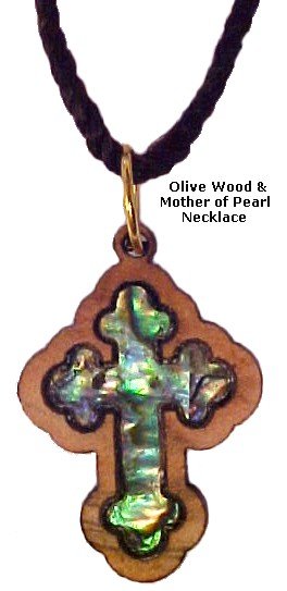 Olivewood & Mother of Pearl - 14 Stations Cross