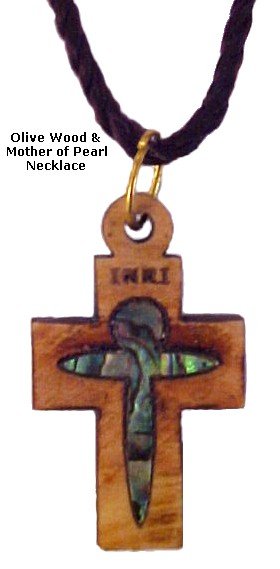 Holy Family Small Olive Wood Christmas Ornaments