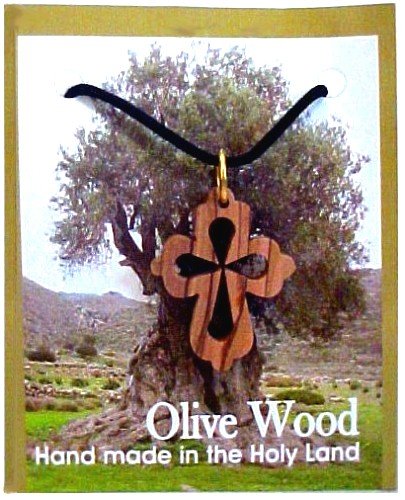 Small Olive Wood Necklaces - 14 Stations Cross