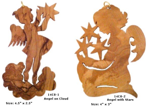 Large Angels Ornaments