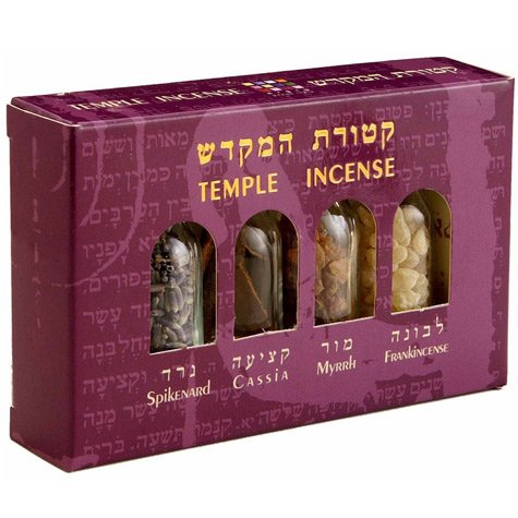 4 Bottles Temple Incense Set