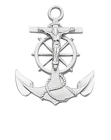 Sterling Silver Anchor Pendant