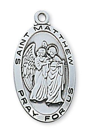 Sterling Silver St. Matthew Pendant