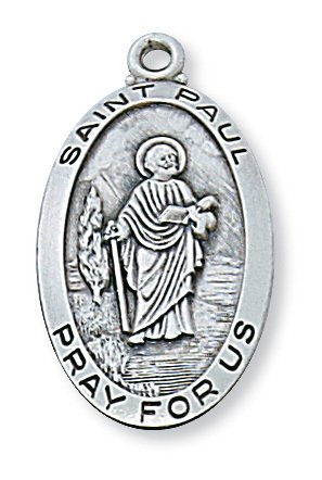 Sterling Silver St. Paul Pendant