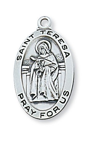 Sterling Silver St. Teresa of Avila Pendant