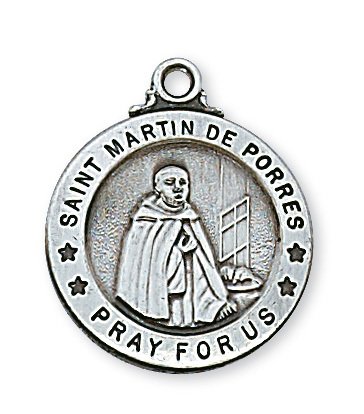 Sterling Silver St. Martin De Porres Pendant