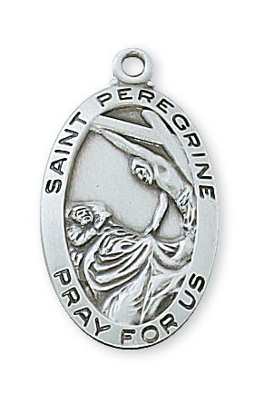Sterling Silver St. Peregrine Pendant