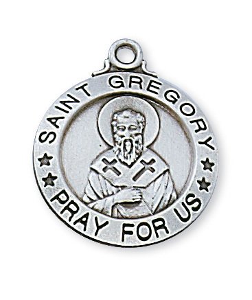 Sterling Silver St. Gregory Pendant