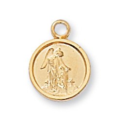 Gold over Sterling Miraculous Pendant