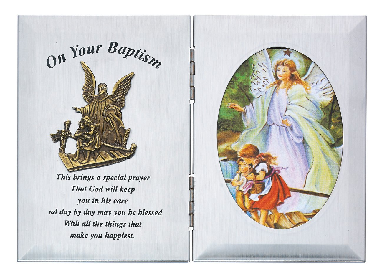 Guardian Angel Baptism Photo Frame