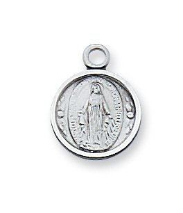 Sterling Silver Miraculous Pendant