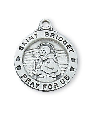 Sterling Silver St. Bridget Pendant