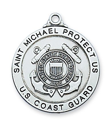 Sterling Silver Coast Guard Pendant