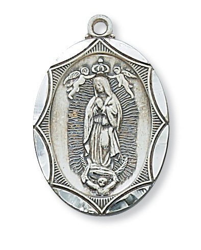 Sterling Silver Guadalupe Pendant