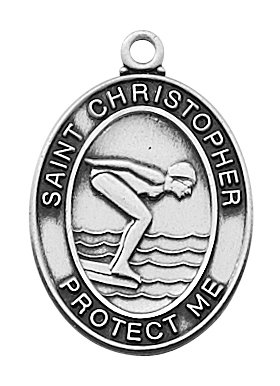 Sterling Silver Gifts Swimming Pendant
