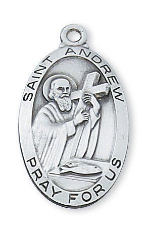 Sterling Silver St. Andrew Pendant
