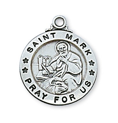 Sterling Silver St. Mark Pendant