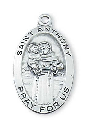 Sterling Silver St. Anthony Pendant