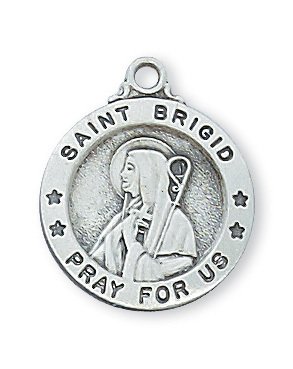 Sterling Silver St. Brigid Pendant