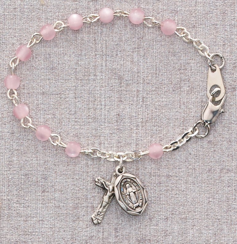 5 1/2in Pink baby bracelet