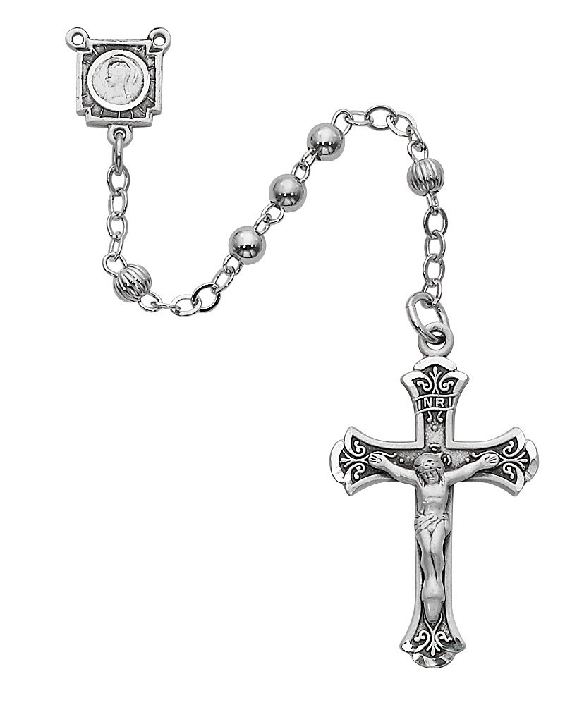 All Sterling Rosary Boxed