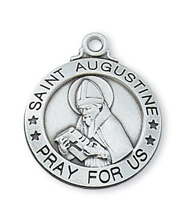 Sterling Silver St. Augustine Pendant