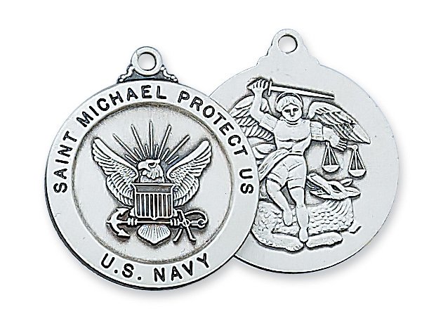Sterling Silver Navy Pendant