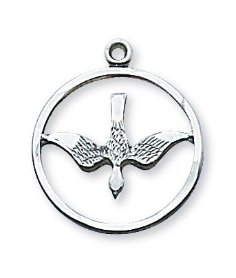 Sterling Silver Holy Spirit Pendant