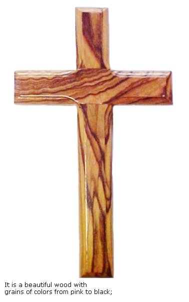 Olive Wood Cross - 9.8"