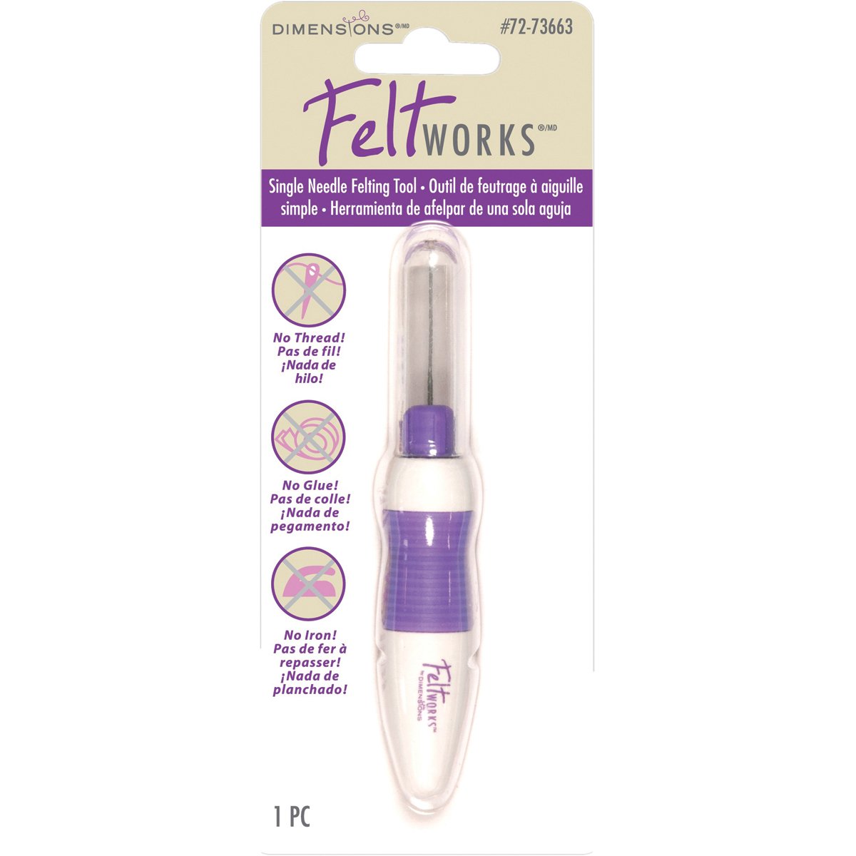 Feltworks Single Needle Felting Tool-