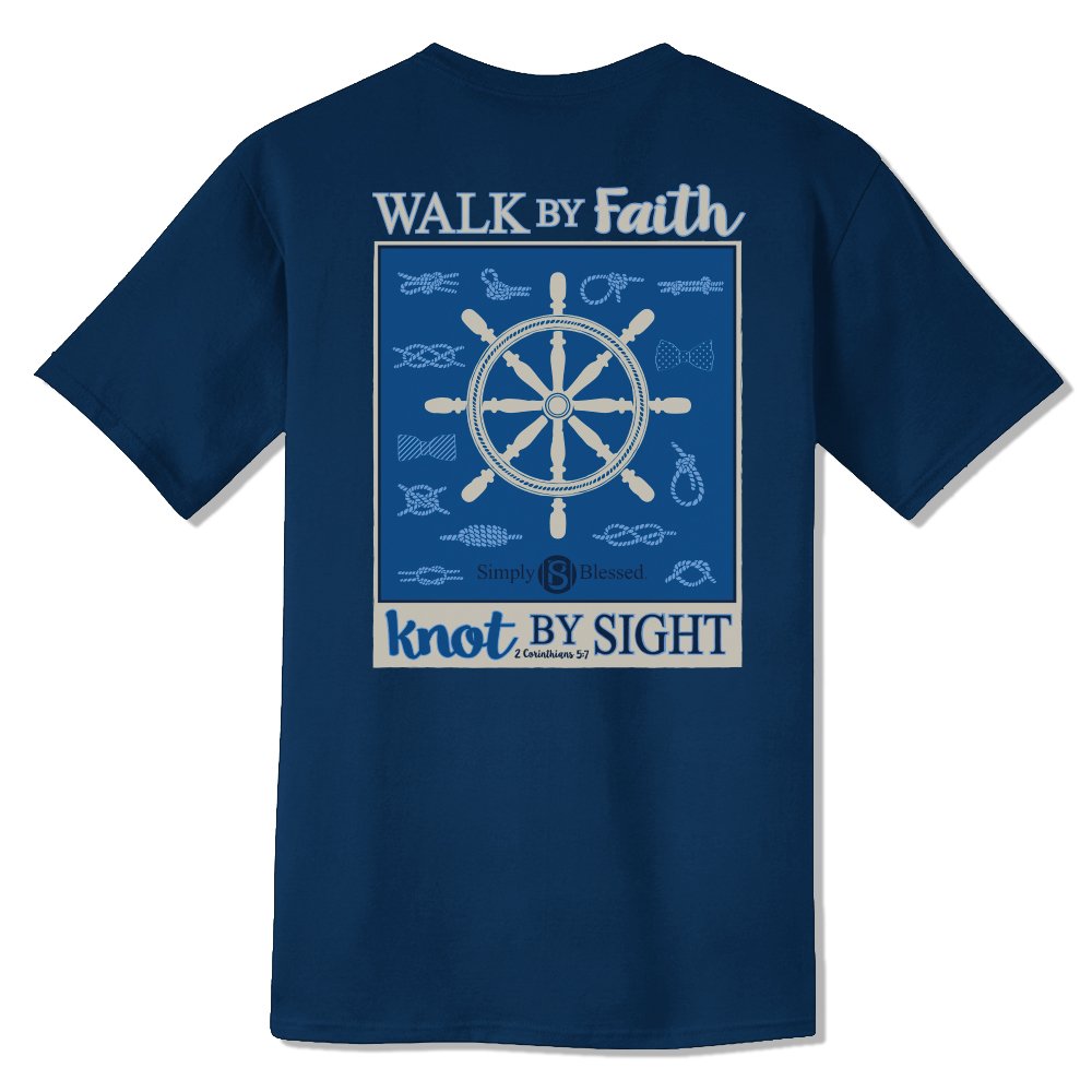 Faith Knot (Size: Small, Color: Navy)