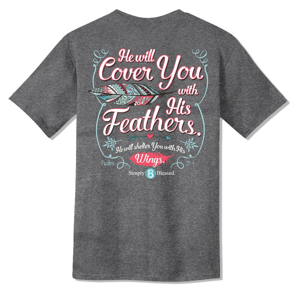 Feathers (Size: Small, Color: Dark Heather Grey)