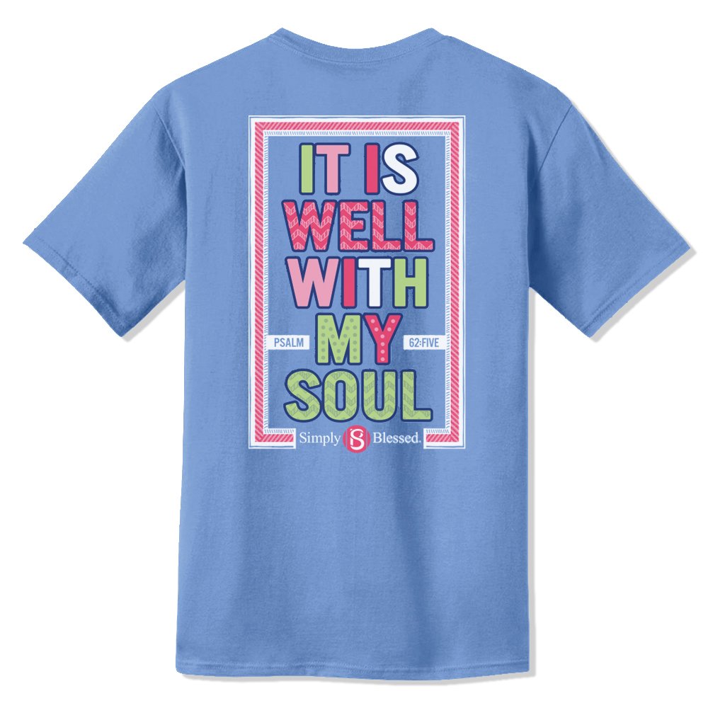 It Is Well (Size: Small, Color: Carolina Blue)