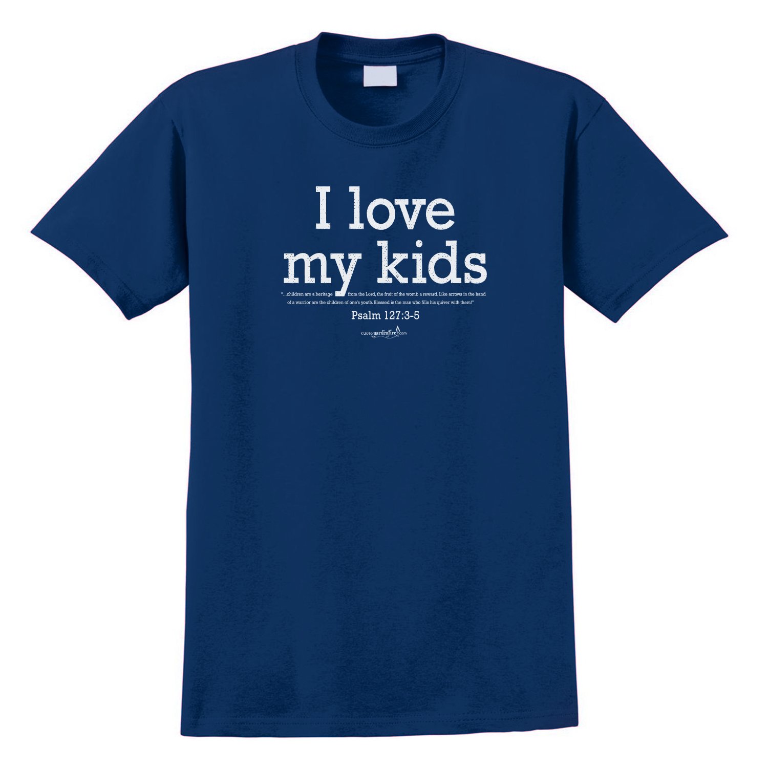 I Love My Kids (Size: Small, Color: Navy)