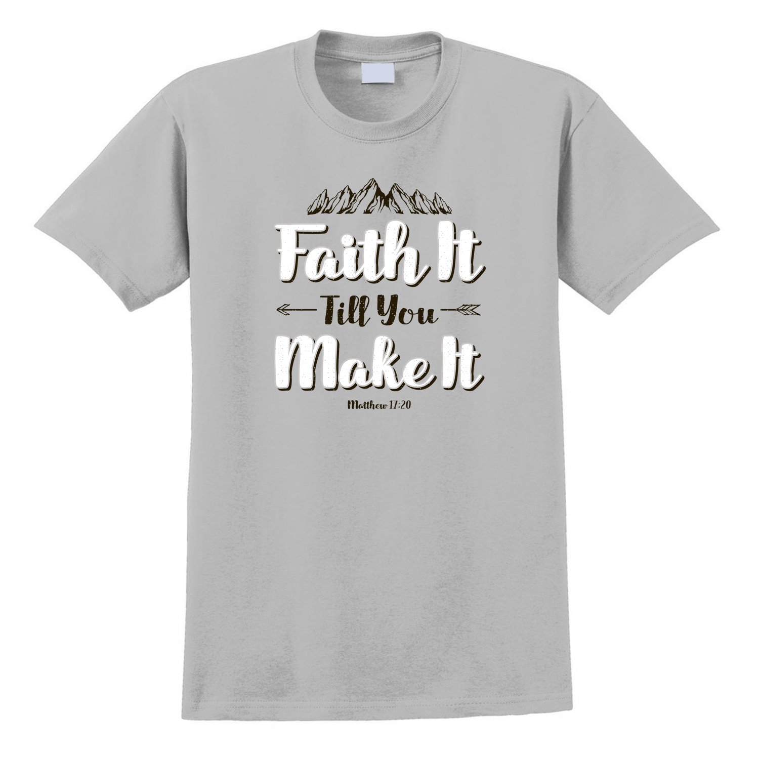 Faith It (Size: Small, Color: Silver)
