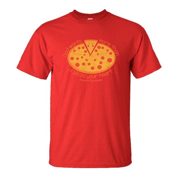 Pizza Heart (Size: Small, Color: Red)